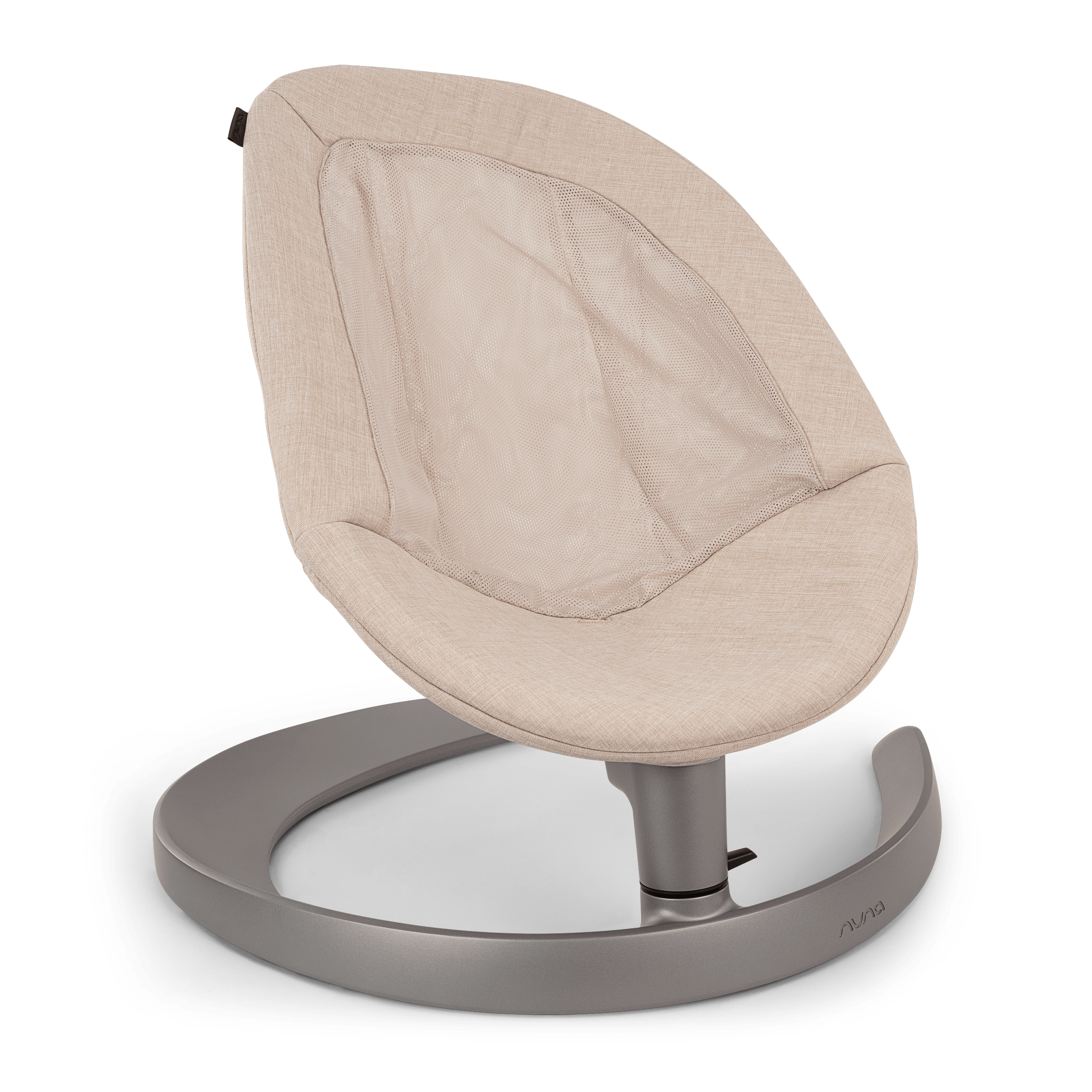 Nuna LEAF Grow bouncer seat in Cloud with toy bar - British product