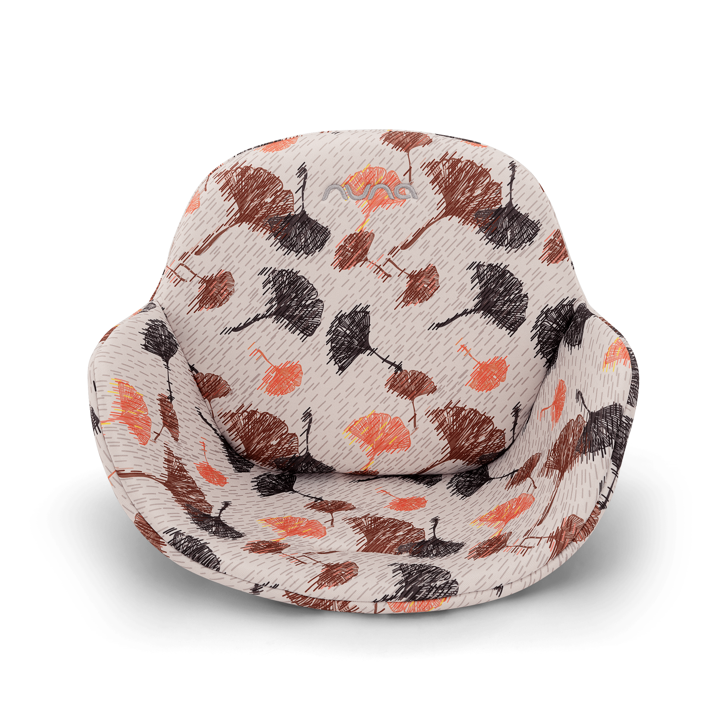 Nuna BRYN seat pad Ginkgo for highchair, machine washable (British brand)