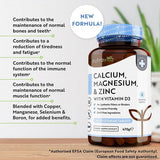 Nutravita Calcium Magnesium Zinc &amp;amp; Vit D3 - 365 Veggie Tabs