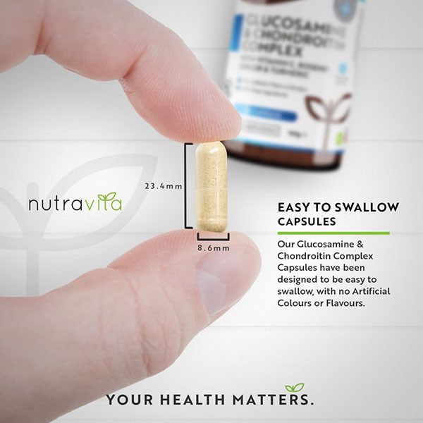 Nutravita glükózamin kondroitin + C-vitamin kurkuma - 180 kap