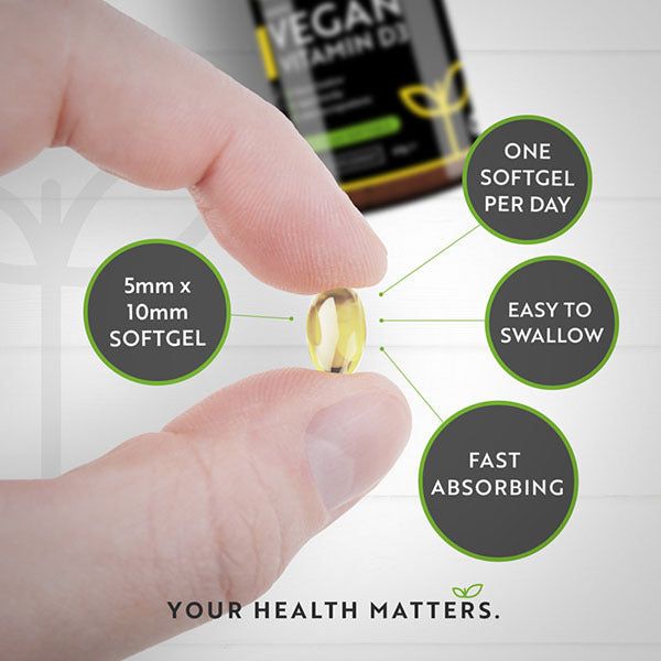 Nutravita Vegan Vitamin D3 1000iu 25&amp;micro;g - 180 Softgels