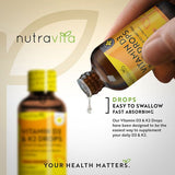 Nutravita Vitamin D3 &amp;amp; K2 Drops - 2000 Vegetarian Drops