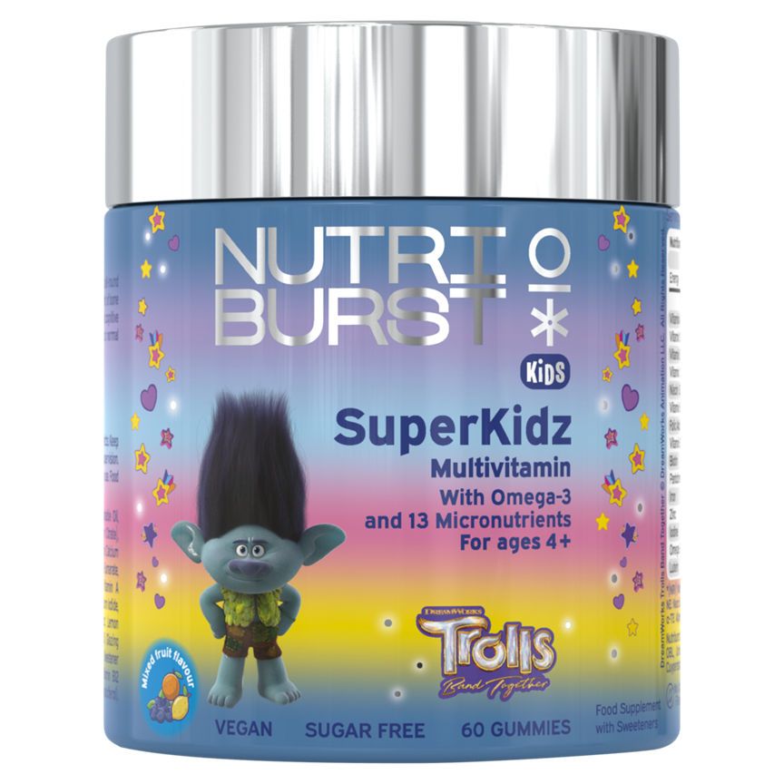 Nutriburst Superkidz מולטי ויטמין 60 גומי לגילאי 4+ GOODS ASDA