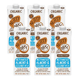 Nutty Bruce Activated Unsweetened Almond &amp; Coconut M*lk 6 x 1L GOODS Holland&amp;Barrett