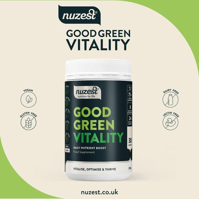 Nuzest Good Green Vitality Daily Boost תזונתי 300 גרם