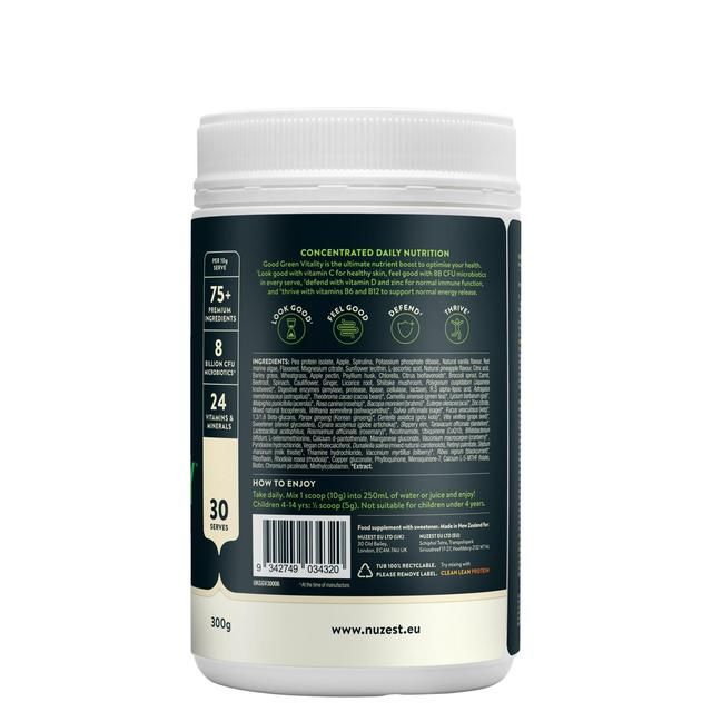 Nuzest Good Green Vitality Daily Boost תזונתי 300 גרם