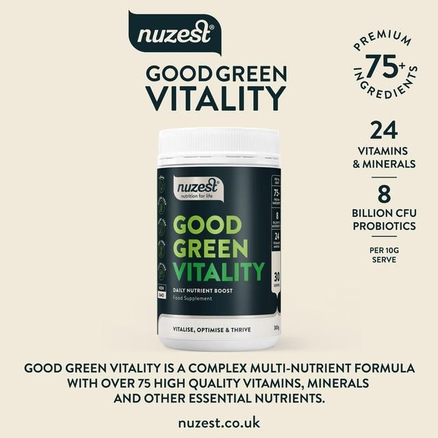 Nuzest Good Green Vitality Daily Boost תזונתי 300 גרם