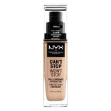 NYX Professional Makeup Cant Stop Foundation Porcelain VANILLA