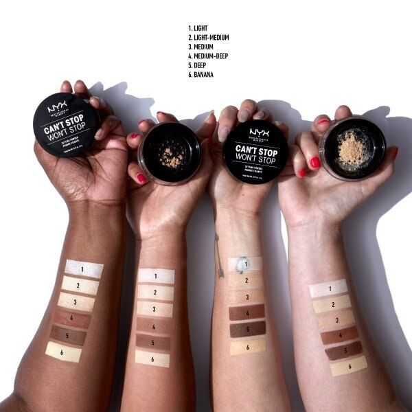 NYX Professional Makeup Cant Stop Setting Powder Medium/Deep