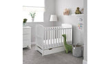 Obaby Grace Baby Cot Bed &amp;amp; Drawer - White