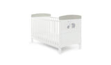 Obaby Hedgehog Cot Bed og Fibermadrass - Grå