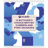Ocado 12 Butcher's Choice British Cumberland sertéskolbász 600g