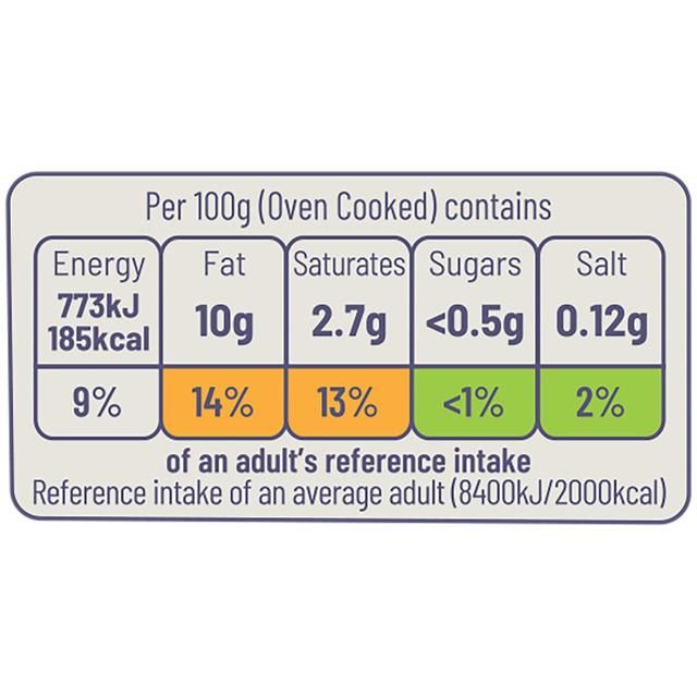 Ocado 2 Organic Salmon Fillets Skin On &amp;amp; Boneless   240g