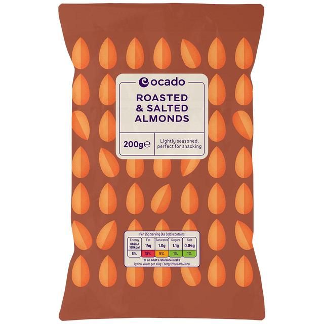 Ocado Roasted &amp;amp; Salted Almonds   200g