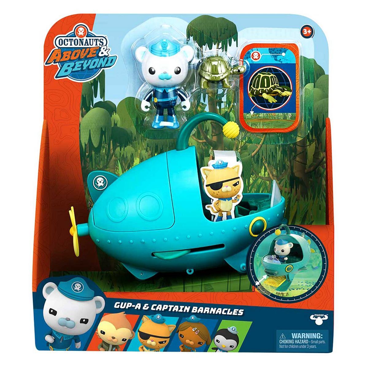 Octonauts S1 Figure &amp;amp; Vehicle Barnacles &amp;amp; Gup A
