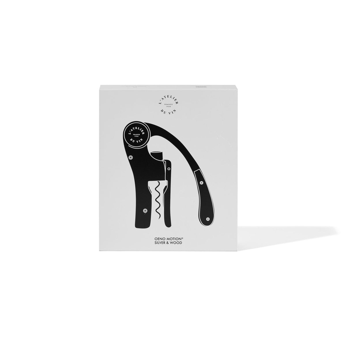 L'Atelier du Vin Oeno Motion silver and wood corkscrew - British product
