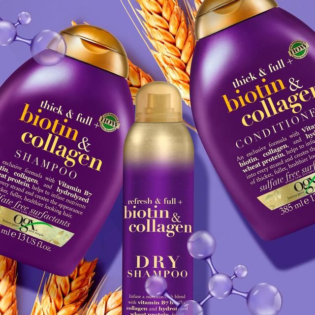 OGX Thick &amp;amp; Full+ Biotin &amp;amp; Collagen pH Balanced Conditioner   385ml