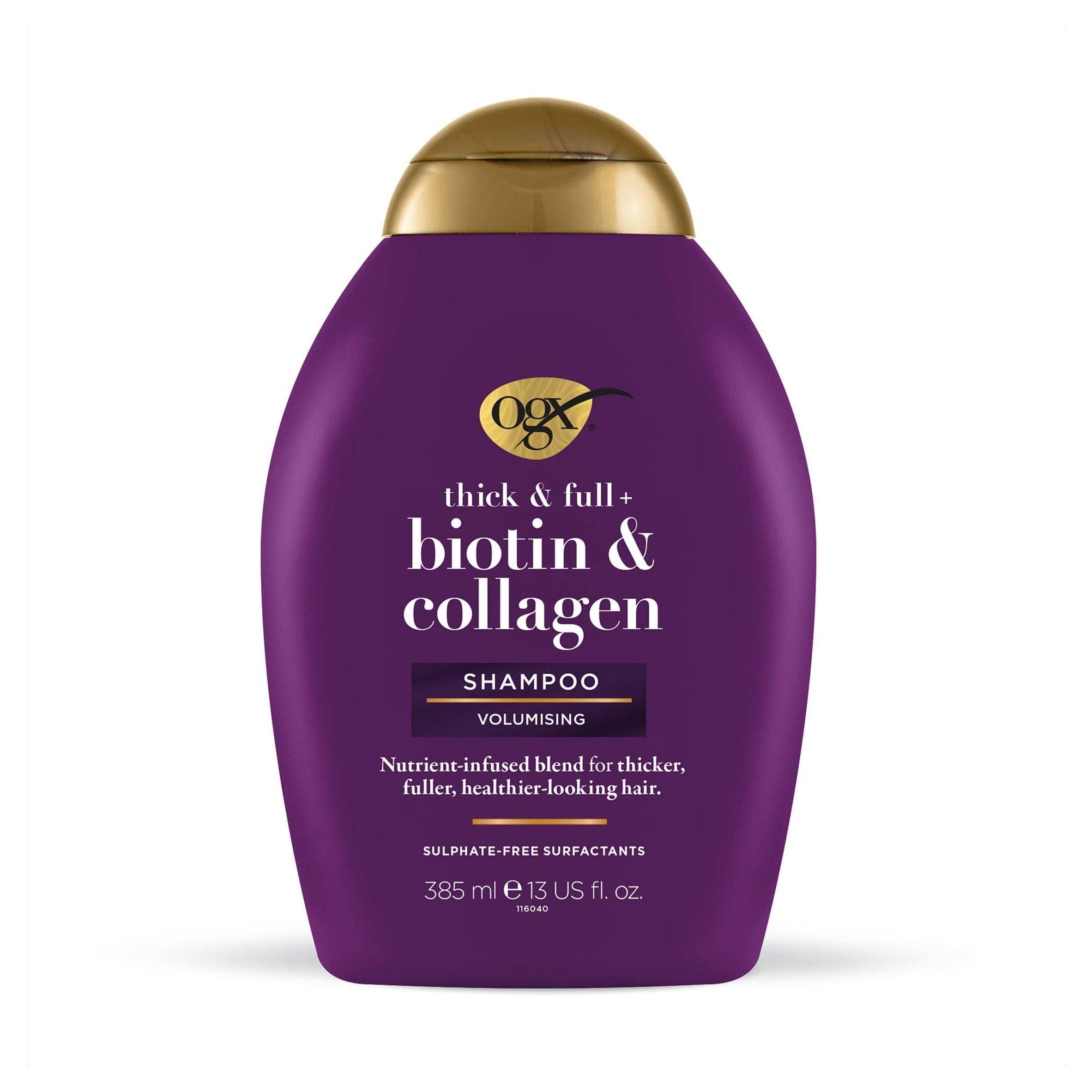 Ogx Thick &amp; Full + Biotin &amp; Kollagen sjampo 385ml