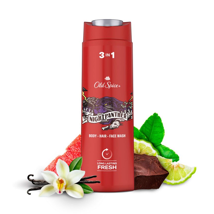 ג'ל רחצה Old Spice NightPanther לגברים