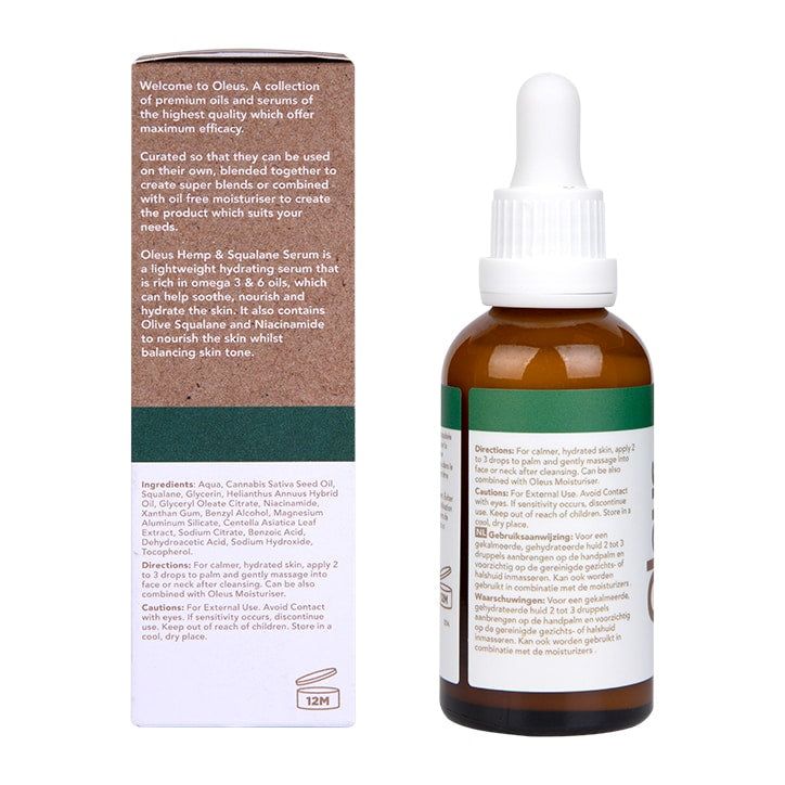 Oleus Hemp &amp; Squalane Serum 50ml