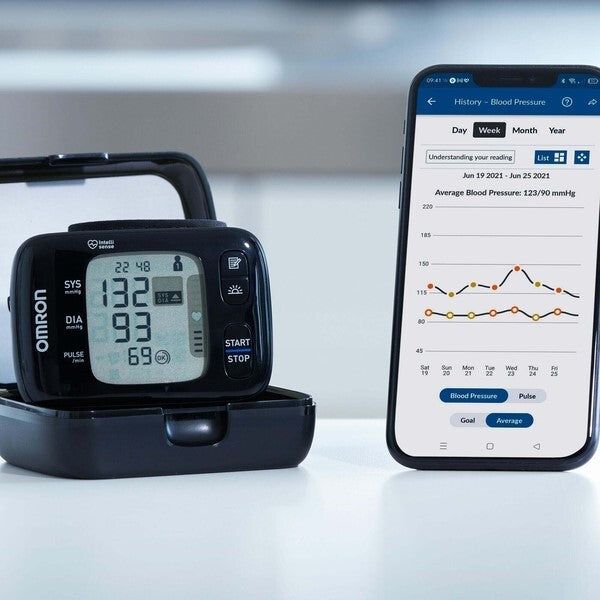 Omron RS7 Intelli IT Automatic Wrist Blood Pressure Monitor