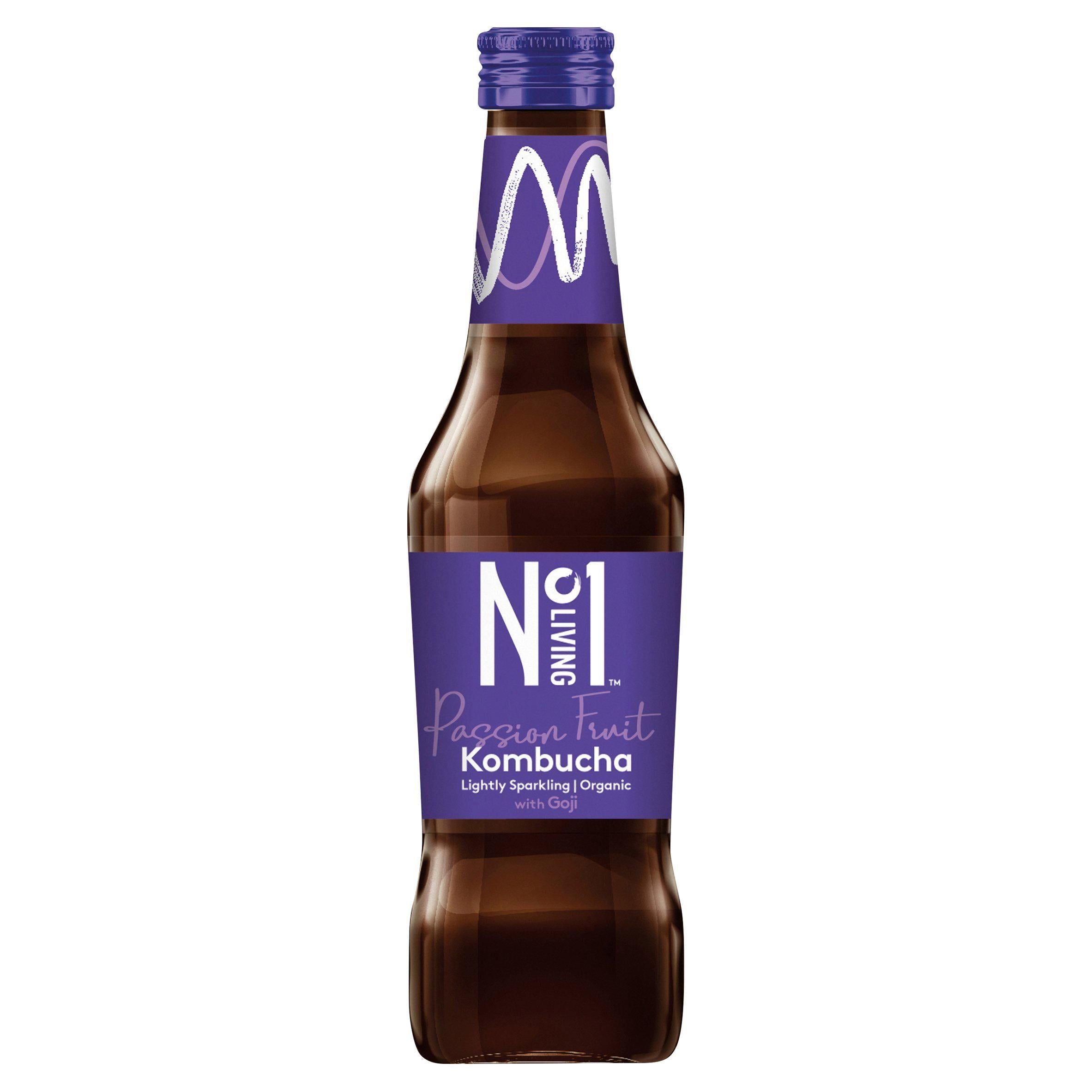One Living Passion Fruit Kombucha Gojival 275ml
