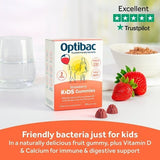 Optibac Probiotics Strawberry Kids - 30 Gummies