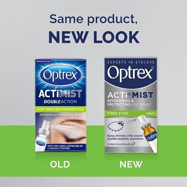 Optrex ActiMist kettős hatású spray fáradt, feszült szemekre 10 ml