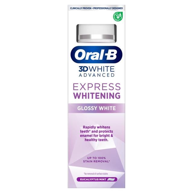 Oral B 3D White Express Whitening Gloss tannkrem 75ml