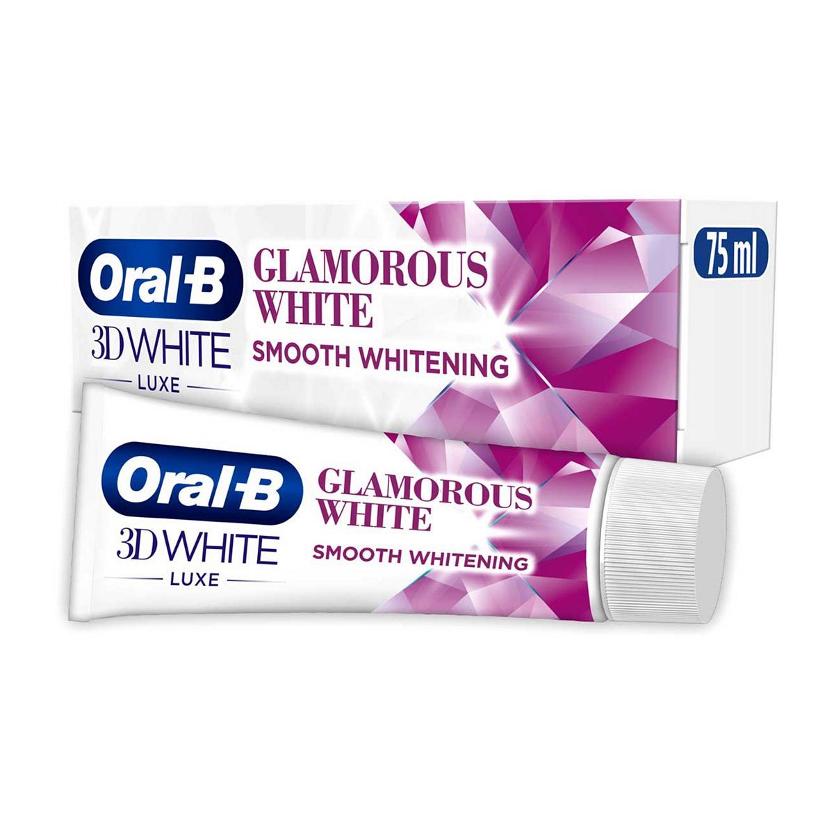 Oral-B 3D White Luxe Glamorous White Tannkrem 75ml