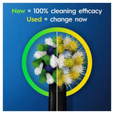 Oral B Crossaction Toothbrush Heads Black   2 per pack