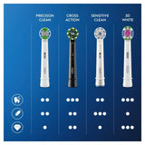 Oral B Crossaction Toothbrush Heads Black   2 per pack