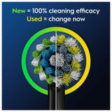 Oral B Crossaction Toothbrush Heads Black   2 per pack