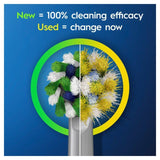 Oral-B CrossAction Toothbrush Heads - White   4 per pack