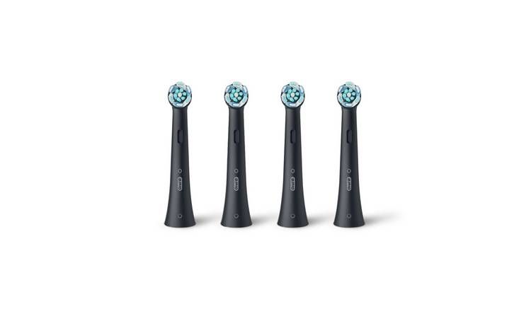 Oral-B iO svarte elektriske tannbørstehoder - 4 stk