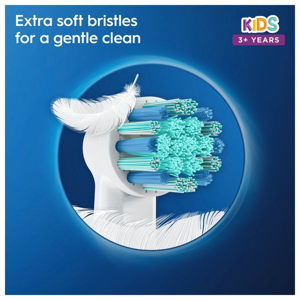 Oral B Kids Spiderman Replacement Toothbrush Heads Pack Of 4