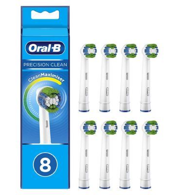 Oral-B Precision Clean tannbørstehode med CleanMaximiser-teknologi, 8 stk