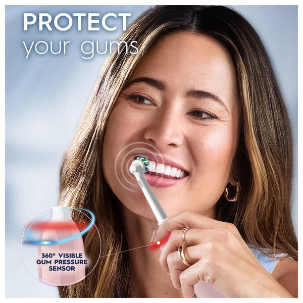 Oral-B Pro 3 3000 3D White Pink Electric Toothbrush by Braun