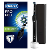 Oral-B Pro 680 Black CrossAction Electric Toothbrush - Limited Edition