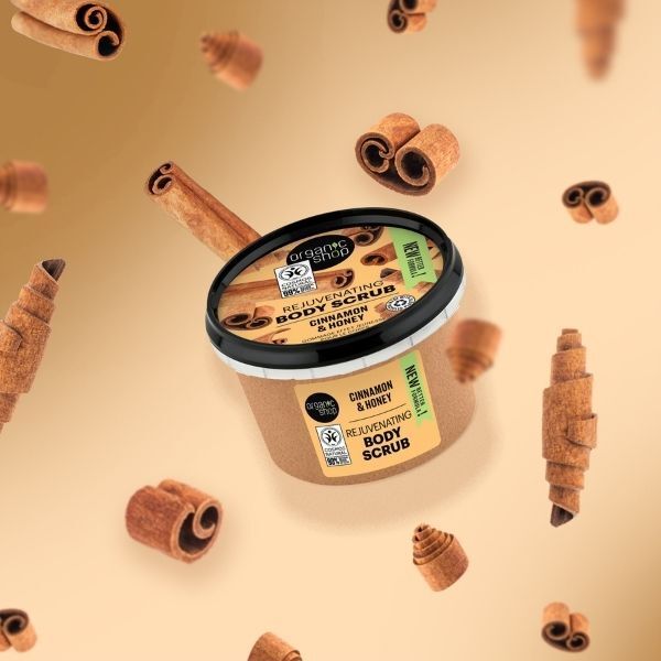 Organic Shop Rejuvenating Body Scrub Cinnamon &amp;amp; Honey 250ml