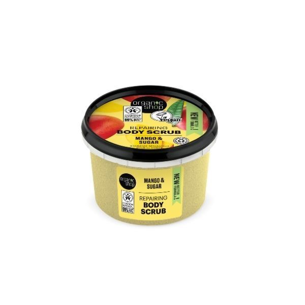 Organic Shop Repairing Body Scrub Mango &amp;amp; Sugar 250ml