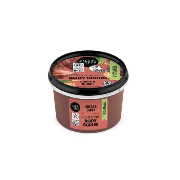 Organic Shop Restoring Body Scrub Cocoa &amp;amp; Sugar 250ml