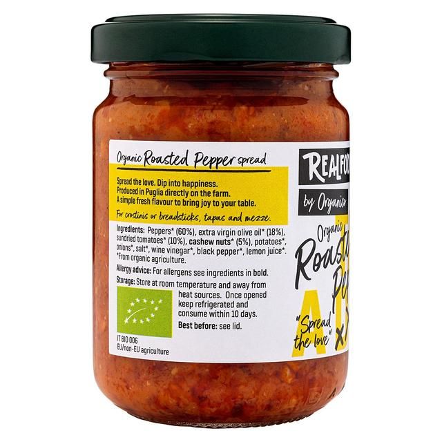Organico Roasted Pepper Spread & Dip   140g