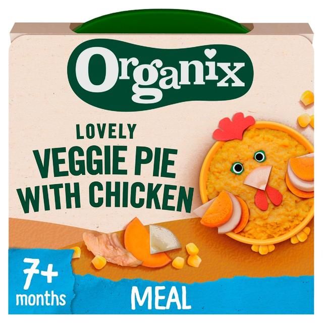 Organix Chicken &amp;amp; Vegetable Pie Baby Food 7 months   130g