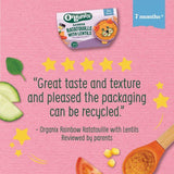Organix Rainbow Ratatouille lencsével bébiétel 7 hónapos 130g