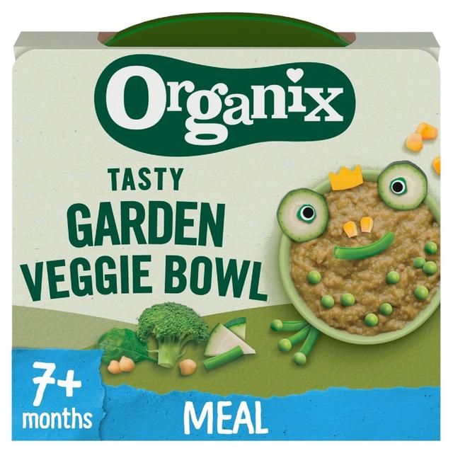 Organix Tasty Garden Veggie Bowl Baby Food 7 months   130g