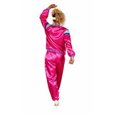 Orion Costumes Womens 80s Pink Shellsuit Small