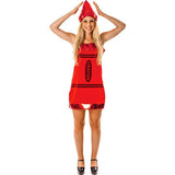 Orion Costumes Γυναικείο φόρεμα με κόκκινο κραγιόν X-Large