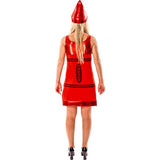 Orion Costumes Γυναικείο φόρεμα με κόκκινο κραγιόν X-Large