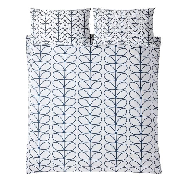 Orla Kiely Linear Stem Whale Super King Dynetrekk